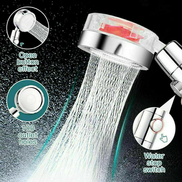 Bathing Head Bathroom High Turbo Pressure Shower Head Powerful Water Saving